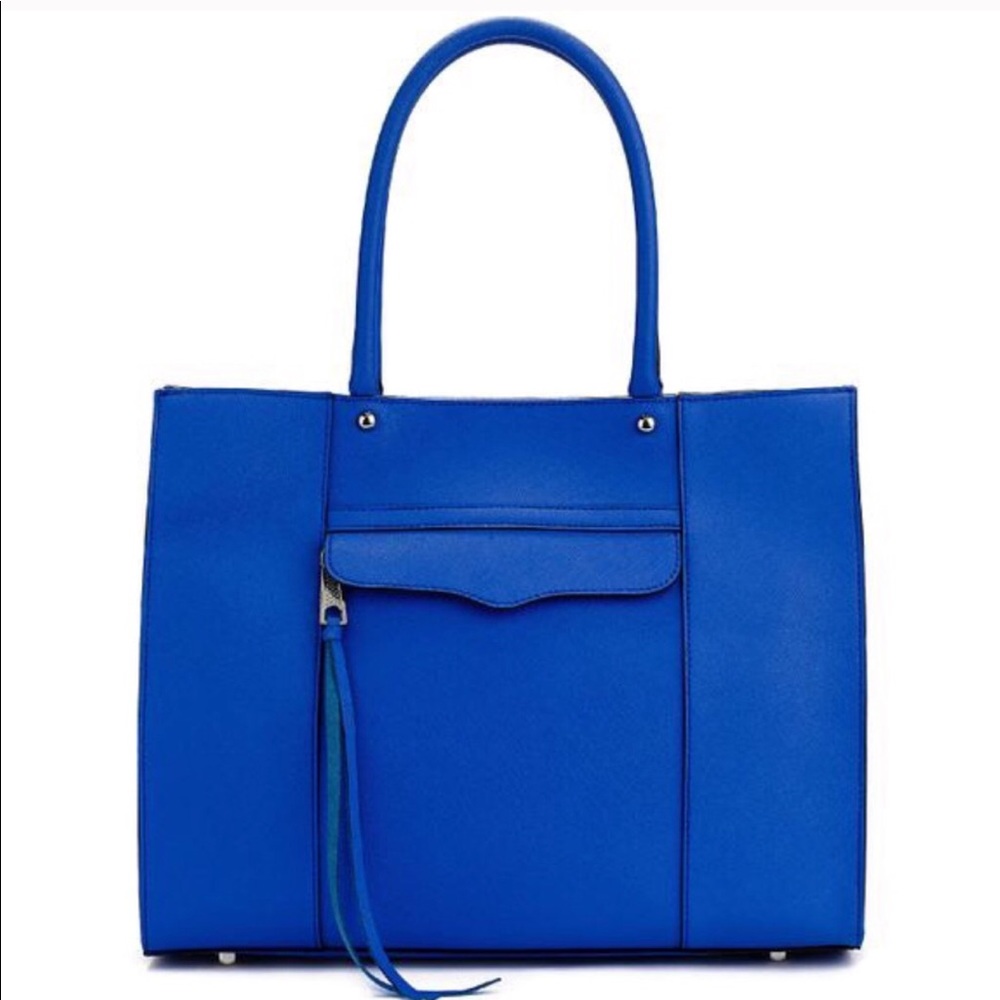 Blue MAB tote purse